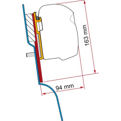 Fiamma awning adapter for awning F45