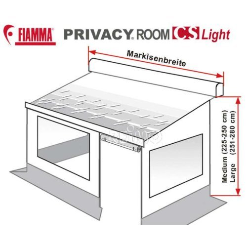 Privacy Room CS Light for Caravanstore 360 cm