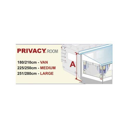 Fiamma awning annex tent Privacy Room for retrofitting