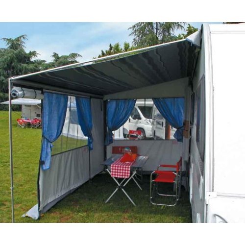Caravanstore ZIP awning i.Futteral with awning, Br.280cm, pull-out 225cm, BlueOc