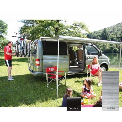F45S 260 Special awning T5 Multivan/Transporter, black housing, Royal Grey