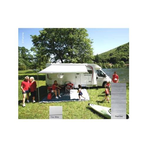 Awning F45S 3.75 m - Cloth: Royal Grey - Housing: White