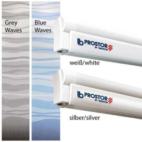 Awning Prostor 600 4,50m Grey Waves, silver