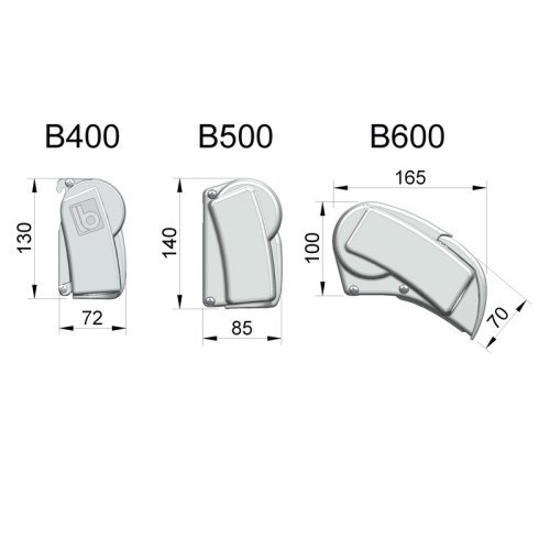 Awning Prostor 500 3,0m Grey Waves