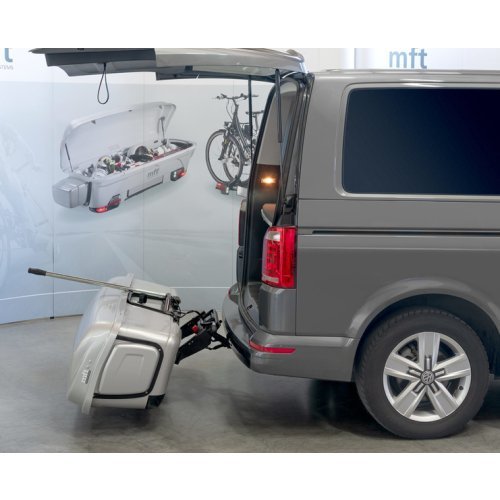 BackSupport folding aid for trailer coupling for BackBox &amp; Back Carrier