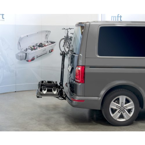 BackPower bike carrier for trailer hitch with space for 2 bikes