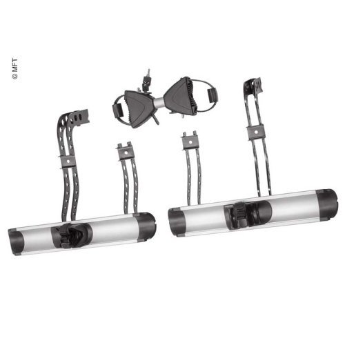 Extension for BackPower bicycle rack for trailer coupling, 4th wheel