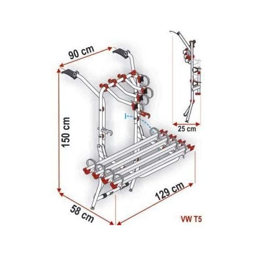 FIAMMA-Carry Bike PRO rear carrier for VW T5