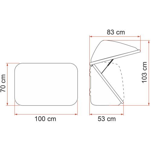 Luggage box for bicycle carrier - Ultra Box 320