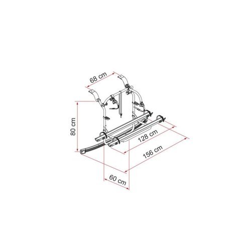 Carry bike Ford Custom Nugget / Nugget Plus with high roof from 2012