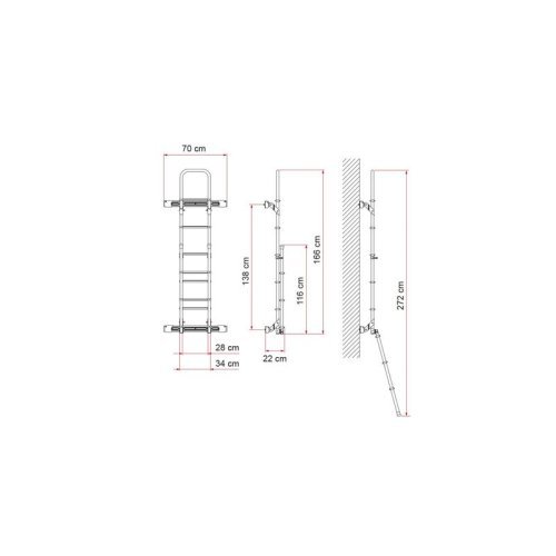 Leiter Deluxe DJ schwarz