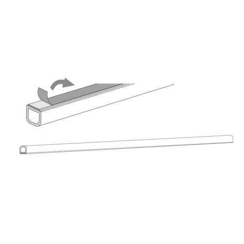 Sealing profile set 320 cm for Fiamma F80S - Fiat Ducato