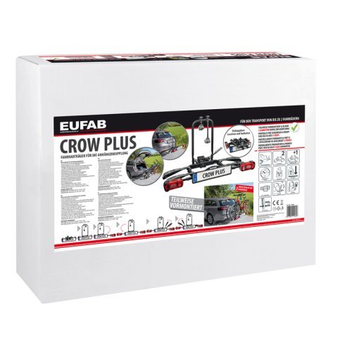 EUFAB bike carrier CROW PLUS expandable