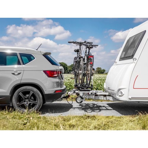 LAS BC260 bike carrier for caravan drawbar, 2 bikes