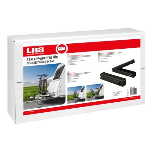 LAS adapter for bike carrier BC260 drawbar carrier, black