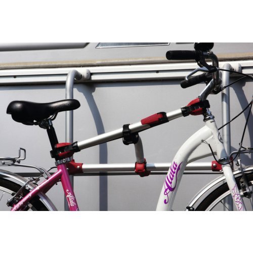 Rail Premium S bicycle rail, silver