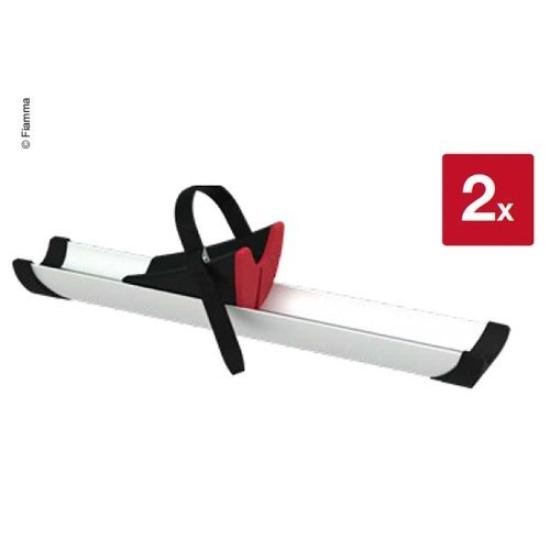 Kit Rail Premium 48, fourth two-piece track Carry-Bike VW T5/T6 Pro silver