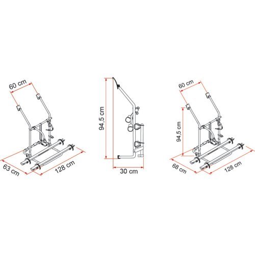 Carry Bike - aluminum bike carrier T2/T3