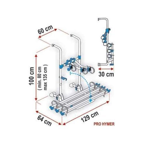 Rear carr.Carry Bike Pro Hymer f. 2wheels fr.mod.08