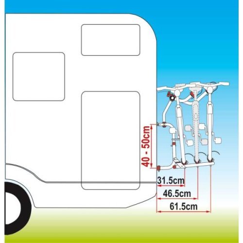 Rear carrier Carry Bike CL for 2 bicycles