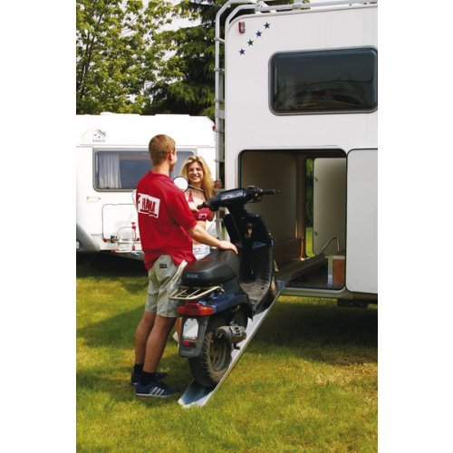 Carry Moto motorbike and drive-on rail