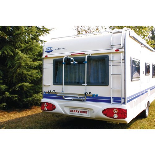 Caravan rear carrier for Hobby from model year 2003 for 2 bicycles