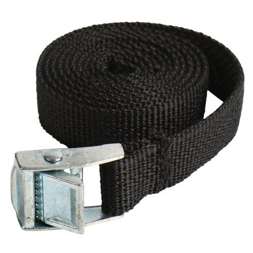 Tension Belt for Gas Bottle Holder, Black with Clamp Buckle
