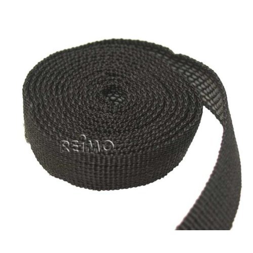 Lashing strap black 25mmlfm