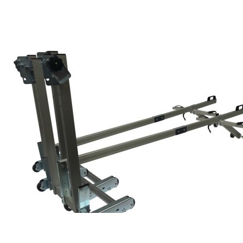 Bicycle retractable for 2 bikes, manual, for rear garage