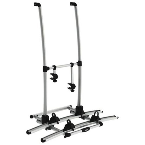 Aluminum rear carrier Excellent Standard black, suitable for e-bikes, 2 wheels