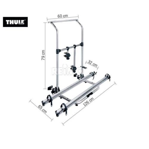 Alu-rear carrier Omni-Bike Sport G2 W150 Hobby Caravan for 2 bikes