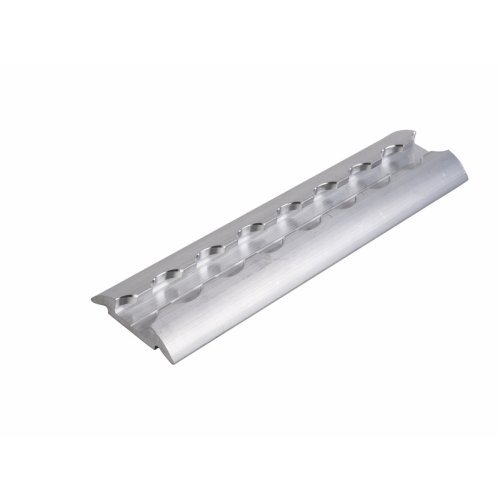 Lashing rail semicircular to screw on