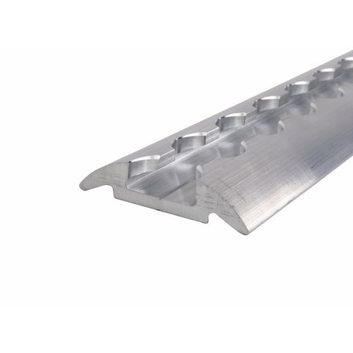 Lashing rail semicircular to screw on