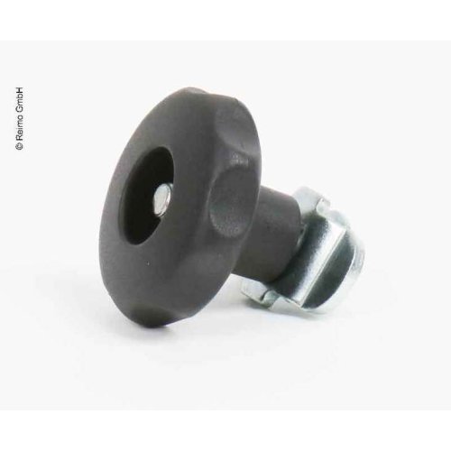 Bolted fitting with plate nut, clamping area