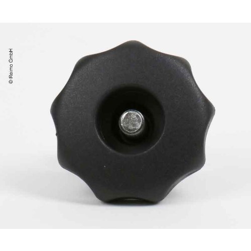 Bolted fitting with plate nut, clamping area