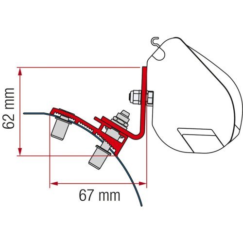 Awning adapter for F35 PRO