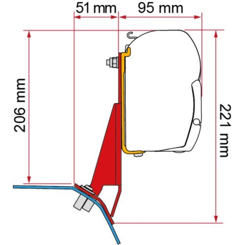 Fiamma Adap.V710 - F43+45