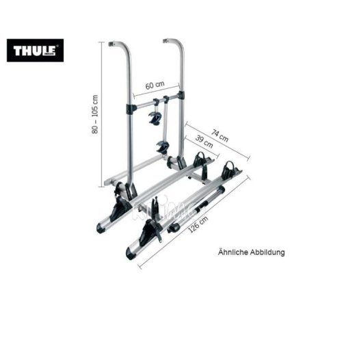 Aluminium rear carrier Omni-Bike Elite G 2 Hymer for 2 bikes
