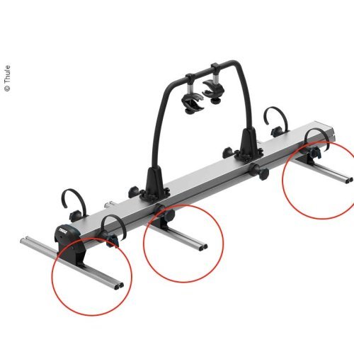 Installation set for VeloSlide - mounting rails 3er Set