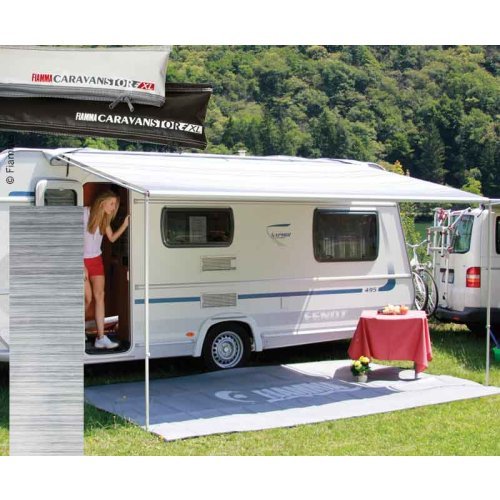 Caravan awning Fiamma Caravanstore 410 XL, Royal Grey, Black case