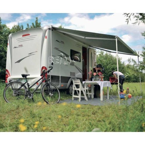 Awning Prostor 500, 3,5m, case white, cloth Horizon Grey