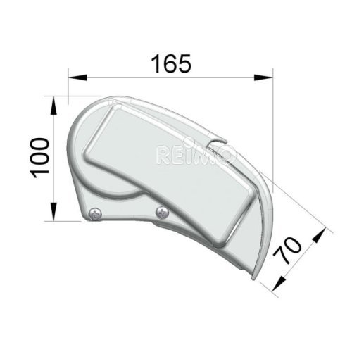 Awning Prostor 600* 3,75m, case white, cloth horizon blue