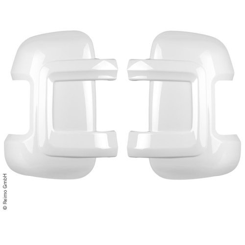 Mirror protectors set White - Long version - Fiat Ducato and similar
