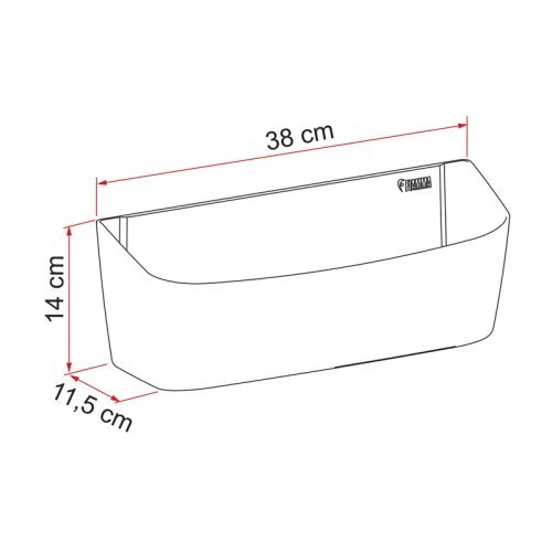 Pocket Plus Tray M - cream white