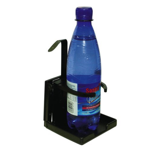 Cup holder deluxe, black, adjustable
