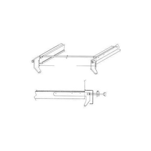Cate adapter for mounting on compartmentalised vehicles
