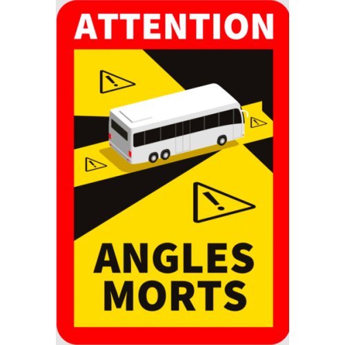 Aufkleber "Angles Morts"