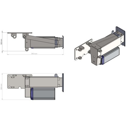 Autolift for vehicles up to 5 tons - With 4 lifting supports