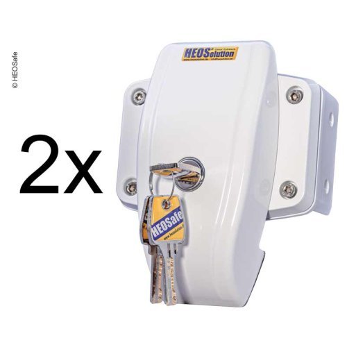 HEOSafe door protection set of 2 white
