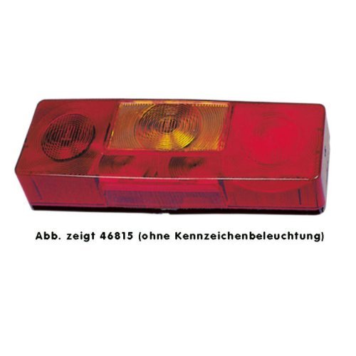 Jokon indicator, stop and tail light left with rear fog light